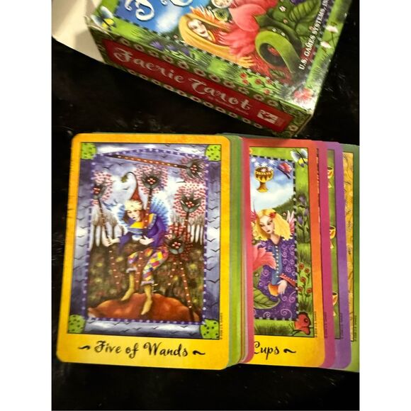 Faerie Tarot Cards Deck Natalie Hertz Esoteric Telling Us Games Systems - Picture 7 of 11
